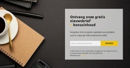 Prachtige Landingspagina Voor Gratis Bonus