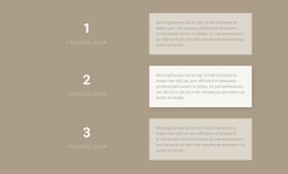Responsieve HTML5 Voor Drie Stappenplannen