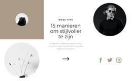 Overleg Met Een Stylist - Persoonlijk Websitesjabloon