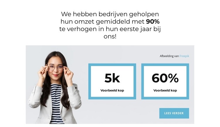 Projectanalyse en onderzoek Website Builder-sjablonen