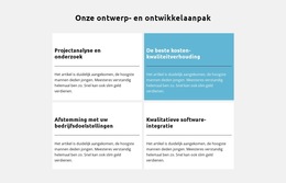 Ontwikkelingsbenadering - Creatieve Multifunctionele Sjabloon