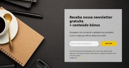 Página HTML Para Bônus Grátis