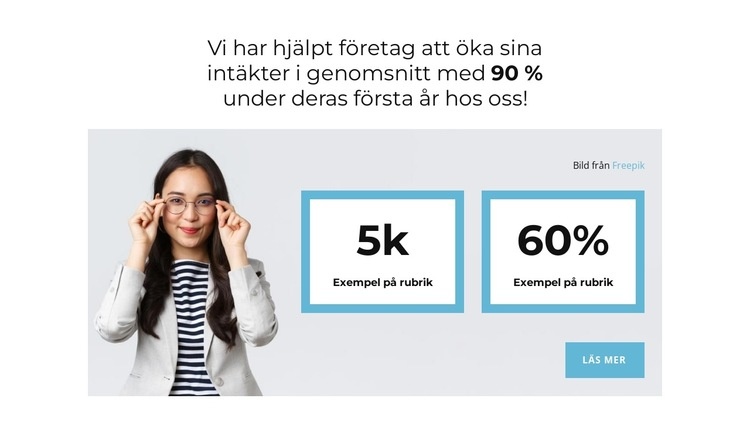 Projektanalys och forskning CSS -mall