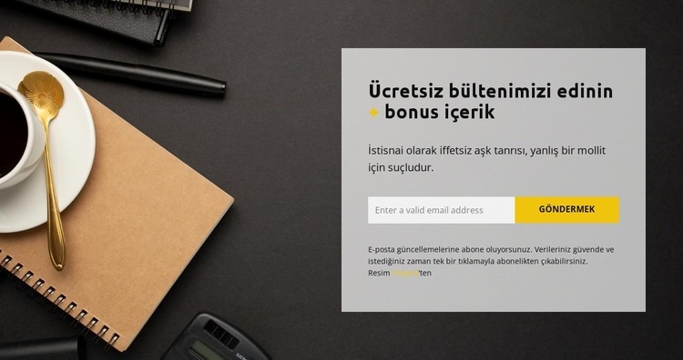 bedava bonus Açılış sayfası