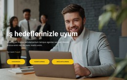 Sizin Hedefleriniz Bizim Misyonlarımız - Modern Web Şablonu