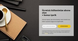 Bedava Bonus Için HTML Sayfası