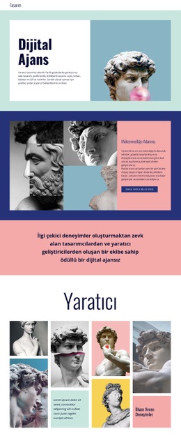 Yaratıcılık Sanatına Takıntılı - Şablonlar Web Sitesi Tasarımı