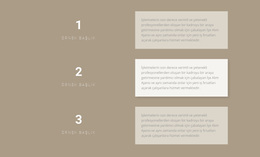 Üç Adım Adım Plan - WordPress Temasını Kullanmaya Hazır