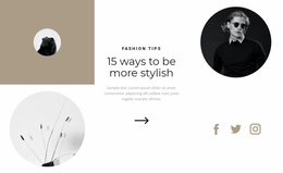 Consultation With A Stylist - Multi-Purpose Landing Page