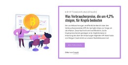 Bestes Zielseitendesign Für Die Krypto-Marktnachrichten