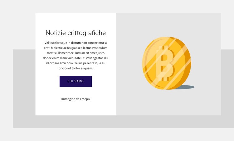Notizie Crypto Mockup del sito web