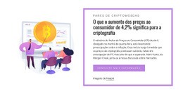 As Notícias Do Mercado De Criptografia - Maquete Criativa De Site Multifuncional