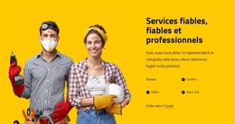 Services De Confiance Et Professionnels - Un Magnifique Thème WordPress
