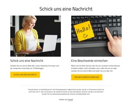 Kreativstes WordPress-Theme Für Schick Uns Eine Nachricht