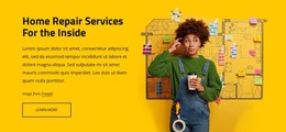 Home Repair Services For Inside - HTML Landing Page