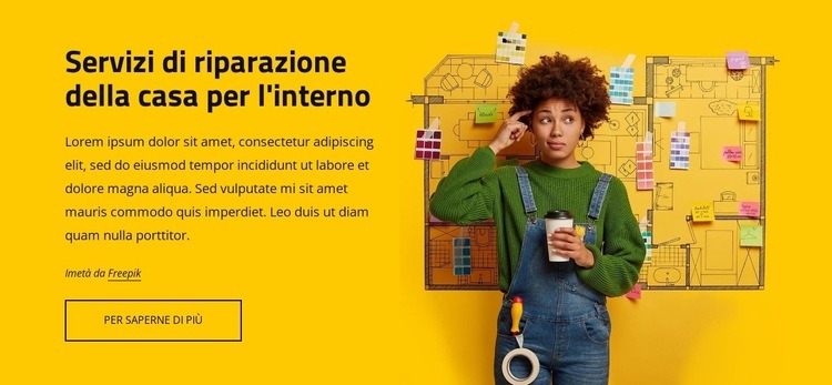 Servizi di riparazione a domicilio per interni Costruttore di siti web HTML