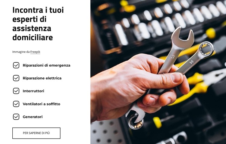 Esperti di servizi a domicilio Modello HTML