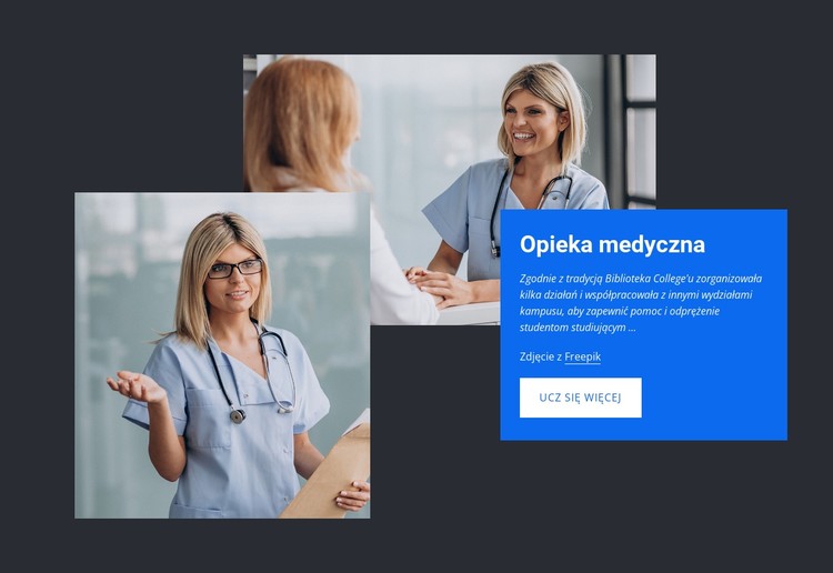 Opieka zdrowotna wysokiej jakości Szablon CSS