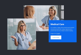 High-Quality Health Care - Beautiful Website Design