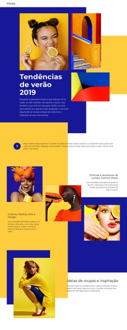 Design De Site Incrível Para Tendências Da Suméria