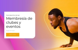 Evento De Clubes - Tema Moderno De WordPress