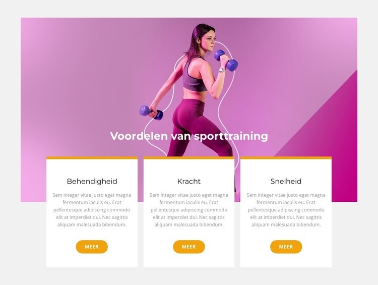 Kies je club HTML5-sjabloon