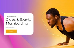 Clubs Event - Modern WordPress Theme