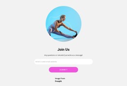 Join Yoga Club - HTML Page Maker