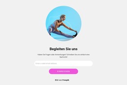 Tritt Dem Yoga-Club Bei - Bootstrap-Vorlage