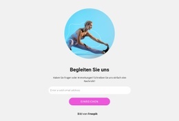 Tritt Dem Yoga-Club Bei - HTML Page Maker