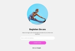 Tritt Dem Yoga-Club Bei – Professioneller Website-Builder