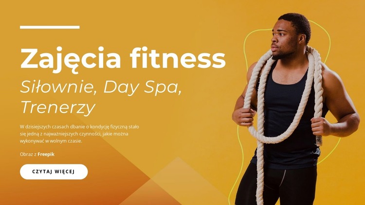 Fitness premium Szablon HTML