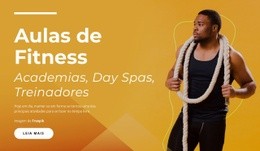 Fitness Premium - Modelo De Site Pessoal