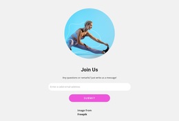 Join Yoga Club - Personal Website Template