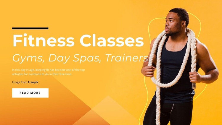 Premium fitness Web Design