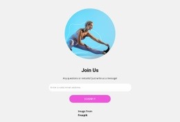 Join Yoga Club - Web Page Design For Inspiration