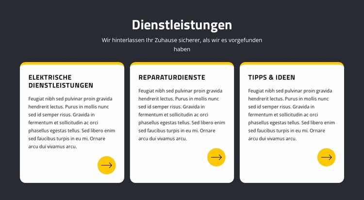 Reparatur- und Elektrodienstleistungen Joomla Vorlage