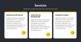 Reparación Y Servicios Eléctricos - Plantilla De Maqueta De Sitio Web