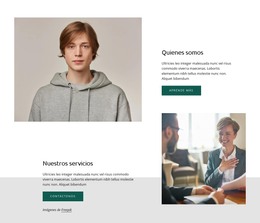 Plantilla Multipropósito De Una Página Para Consultor De Negocios En La Empresa