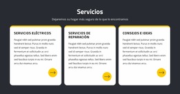 Reparación Y Servicios Eléctricos - Arrastrar Y Soltar Plantilla Joomla