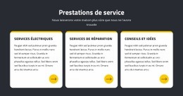 Conception Du Site Pour Services De Réparation Et D'Électricité