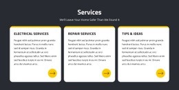 Repair And Electrical Services - Customizable Professional Html Code