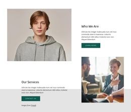 Multipurpose One Page Template For Business Consultant Compan