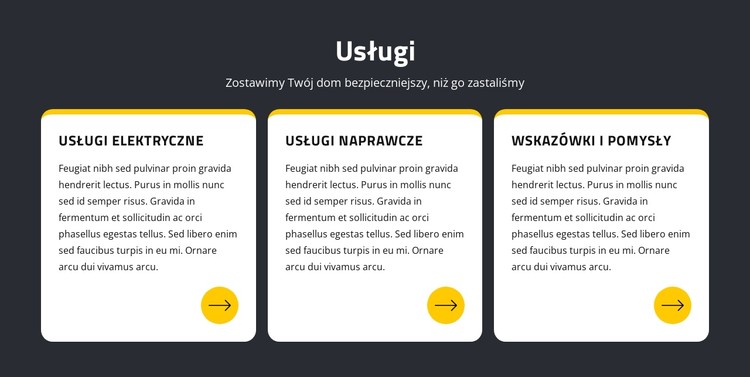 Usługi remontowe i elektryczne Szablon CSS