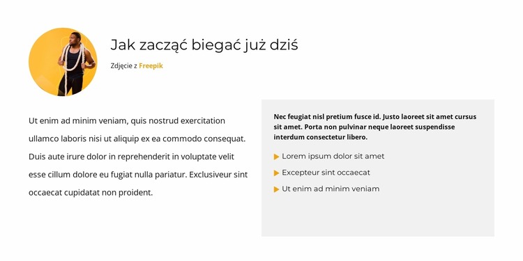 Ćwicz kiedy tylko Szablon Joomla