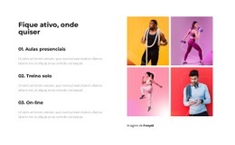 Design De Site Incrível Para Esporte É Bem-Estar