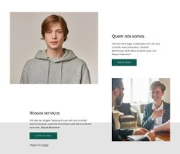 Empresa Consultora De Negócios - Maquete De Site Personalizada