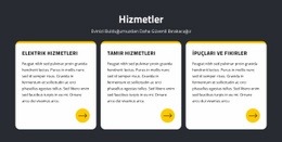 Tamir Ve Elektrik Hizmetleri - Web Sitesi Şablonları