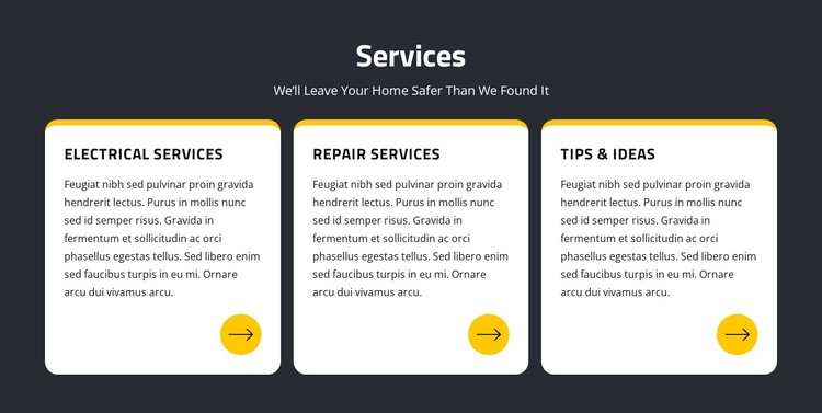 Repair and electrical services WordPress Theme