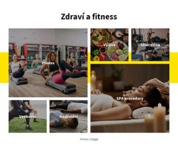 Zdraví A Fitness – Šablona Osobních Webových Stránek